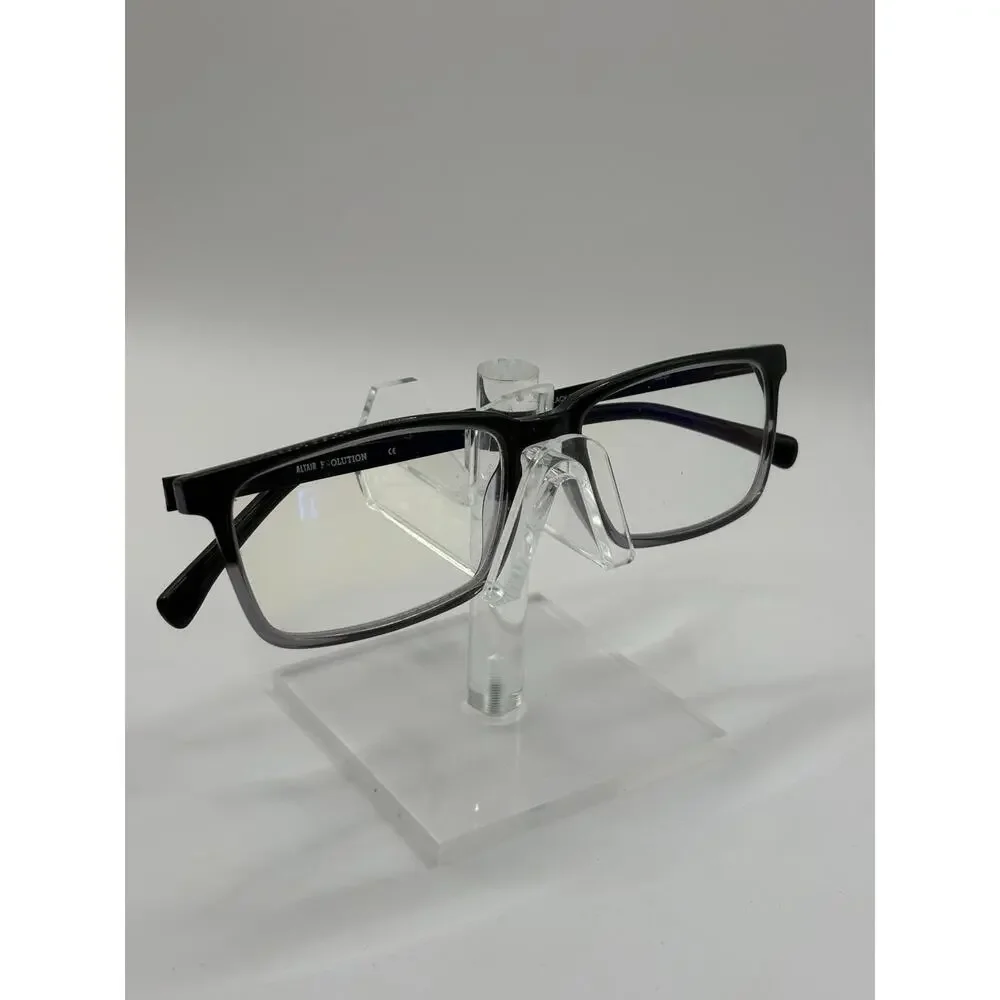 Altair Evolution A4048 Eyeglasses Black Fade Rectangle 55-17-145 Men's